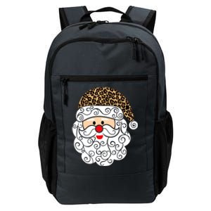 Retro Christmas Santa Claus Face Old Fashioned Gift Daily Commute Backpack