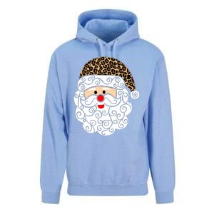 Retro Christmas Santa Claus Face Old Fashioned Gift Unisex Surf Hoodie