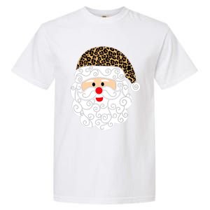 Retro Christmas Santa Claus Face Old Fashioned Gift Garment-Dyed Heavyweight T-Shirt