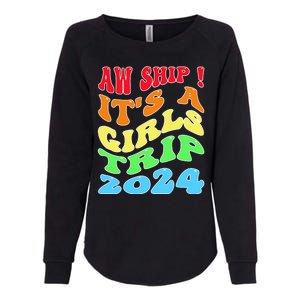 Retro Cruise Ship Vacation Gifts Womens California Wash Sweatshirt