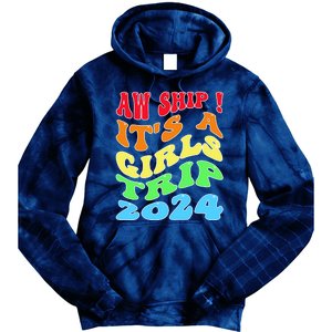 Retro Cruise Ship Vacation Gifts Tie Dye Hoodie