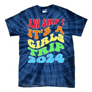 Retro Cruise Ship Vacation Gifts Tie-Dye T-Shirt