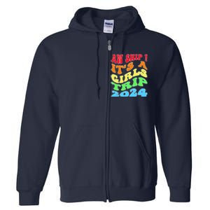 Retro Cruise Ship Vacation Gifts Full Zip Hoodie