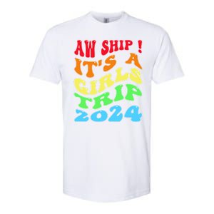 Retro Cruise Ship Vacation Gifts Softstyle® CVC T-Shirt