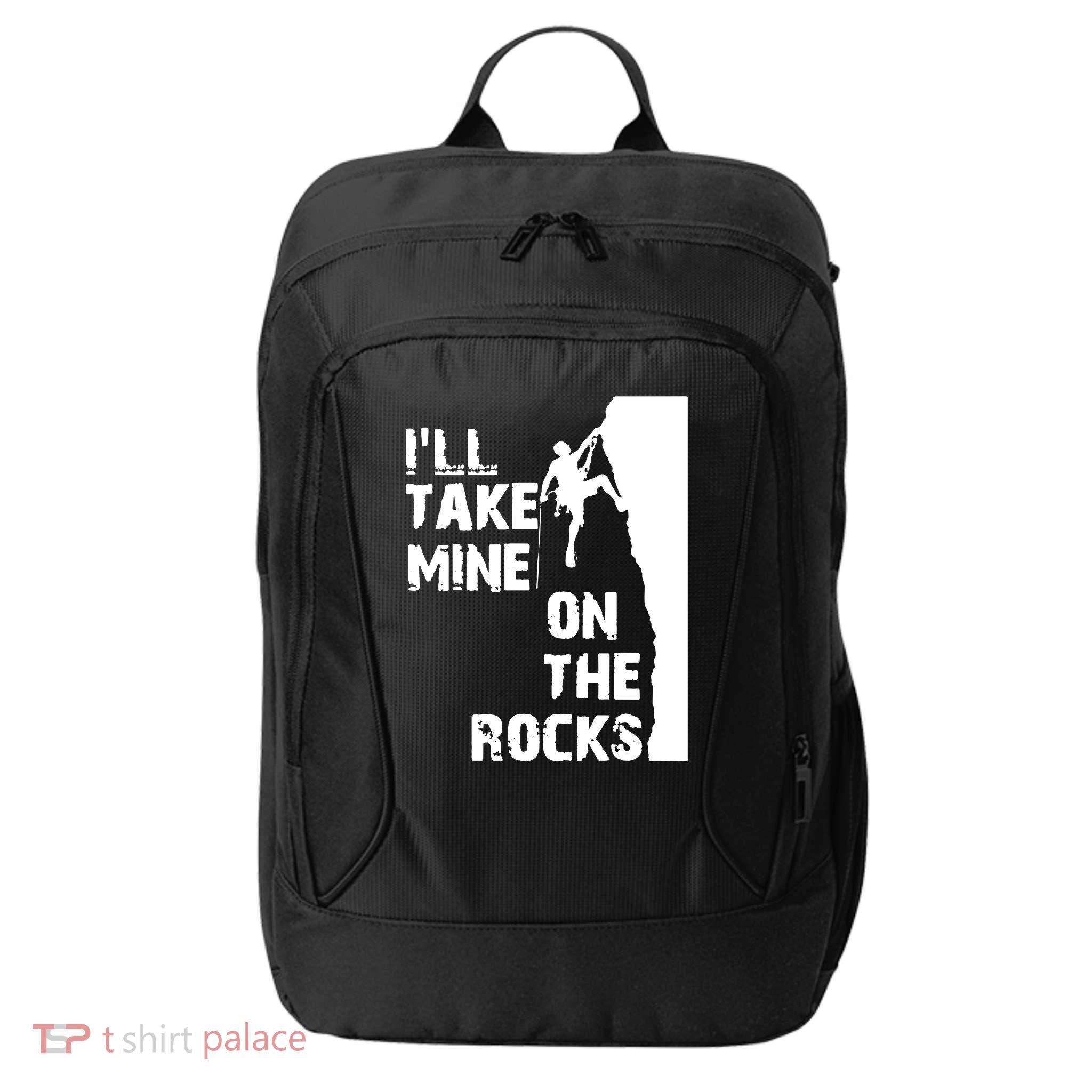 Rock Climbing Simple Classic City Backpack