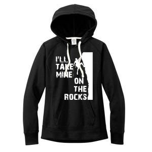 Rock Climbing Simple Classic Women's Fleece Hoodie