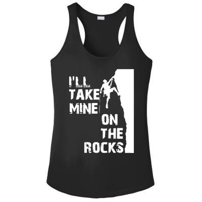 Rock Climbing Simple Classic Ladies PosiCharge Competitor Racerback Tank