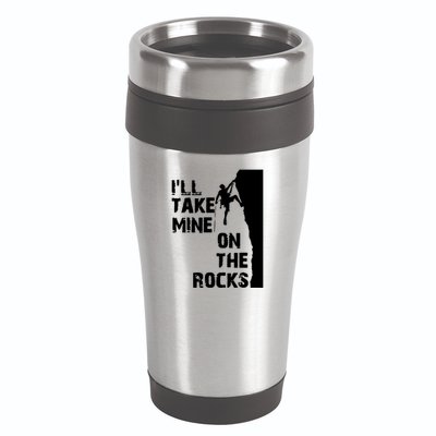 Rock Climbing Simple Classic 16oz Travel Tumbler