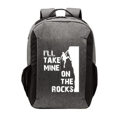 Rock Climbing Simple Classic Vector Backpack