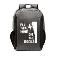 Rock Climbing Simple Classic Vector Backpack