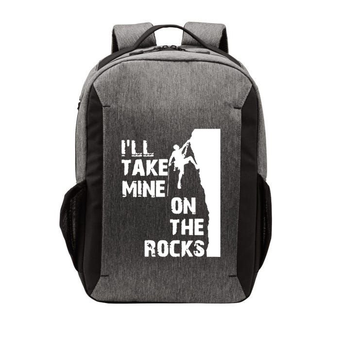 Rock Climbing Simple Classic Vector Backpack