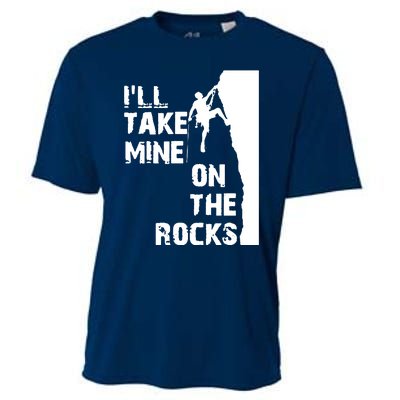 Rock Climbing Simple Classic Cooling Performance Crew T-Shirt