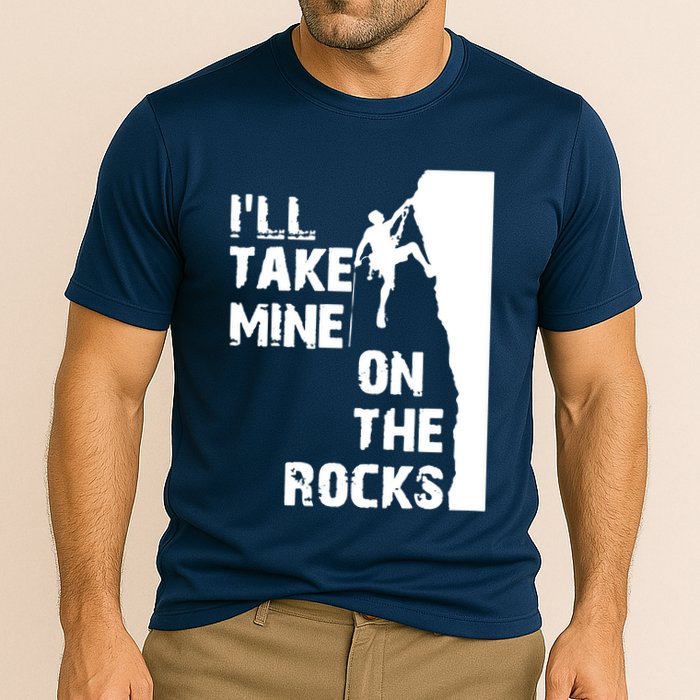 Rock Climbing Simple Classic Performance Shirt