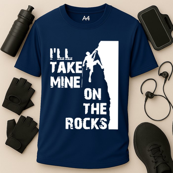 Rock Climbing Simple Classic Performance Shirt