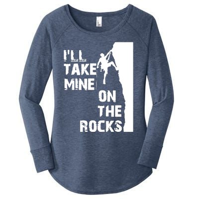 Rock Climbing Simple Classic Women's Perfect Tri Tunic Long Sleeve Shirt