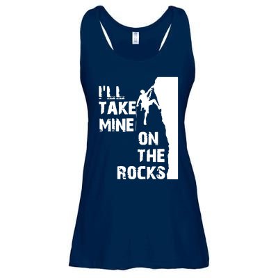 Rock Climbing Simple Classic Ladies Essential Flowy Tank