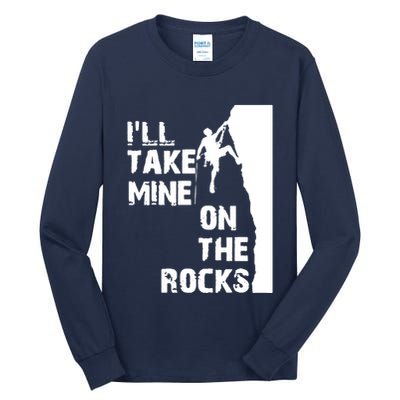 Rock Climbing Simple Classic Tall Long Sleeve T-Shirt