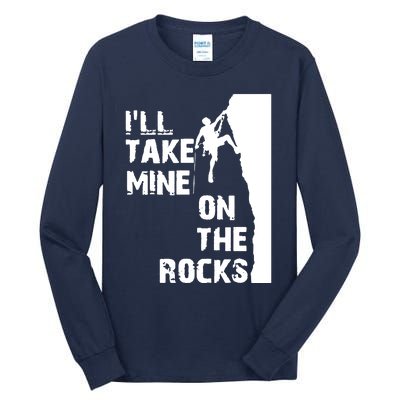 Rock Climbing Simple Classic Tall Long Sleeve T-Shirt