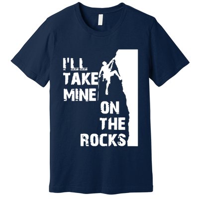 Rock Climbing Simple Classic Premium T-Shirt