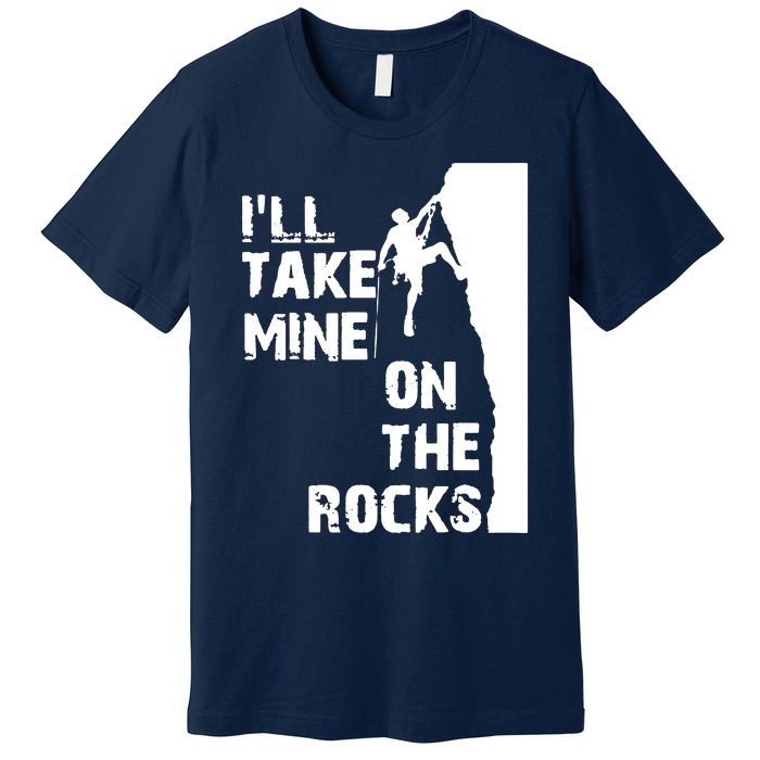 Rock Climbing Simple Classic Premium T-Shirt