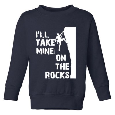 Rock Climbing Simple Classic Toddler Sweatshirt