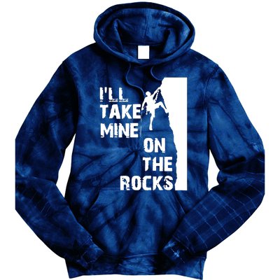 Rock Climbing Simple Classic Tie Dye Hoodie