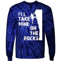 Rock Climbing Simple Classic Tie-Dye Long Sleeve Shirt