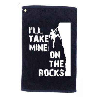 Rock Climbing Simple Classic Golf Towel