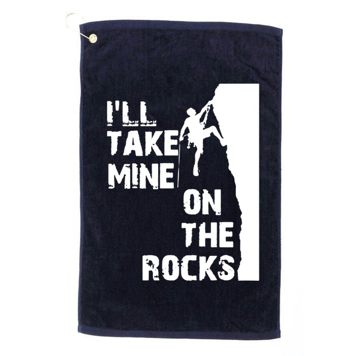 Rock Climbing Simple Classic Golf Towel