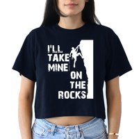 Rock Climbing Simple Classic Women's Crop Top Tee