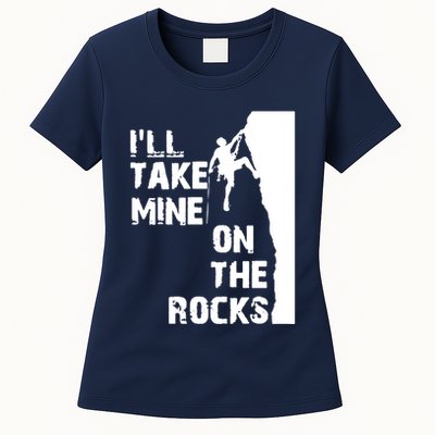 Rock Climbing Simple Classic Womens T-Shirt