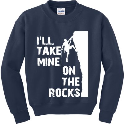 Rock Climbing Simple Classic Kids Sweatshirt