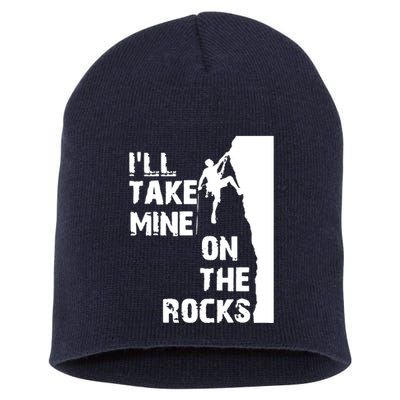 Rock Climbing Simple Classic Short Acrylic Beanie