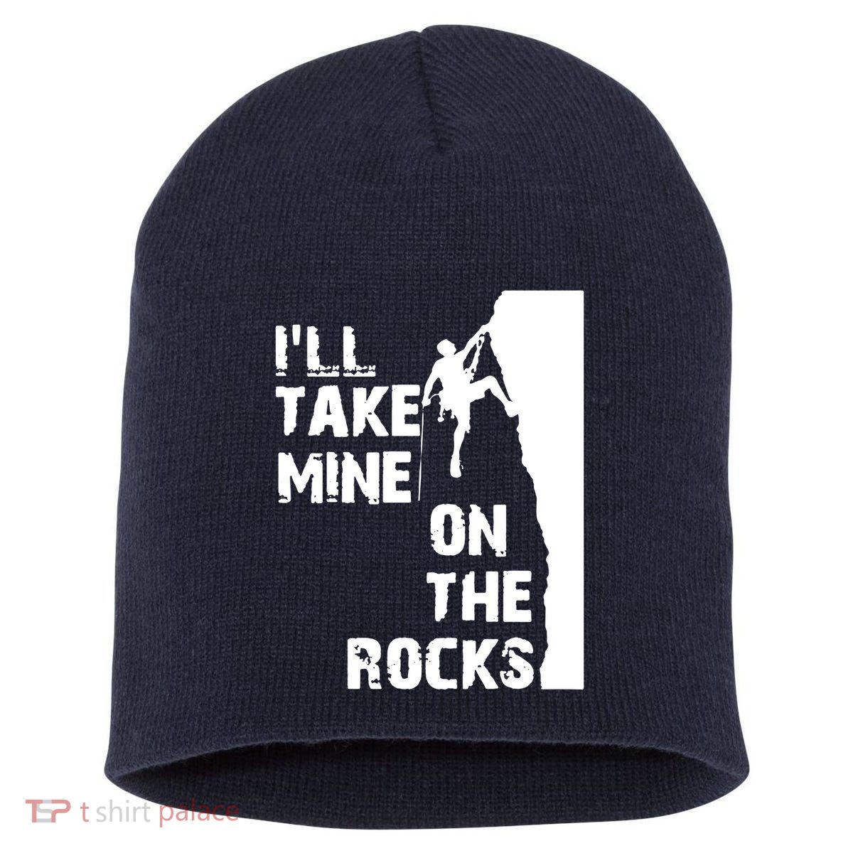 Rock Climbing Simple Classic Short Acrylic Beanie