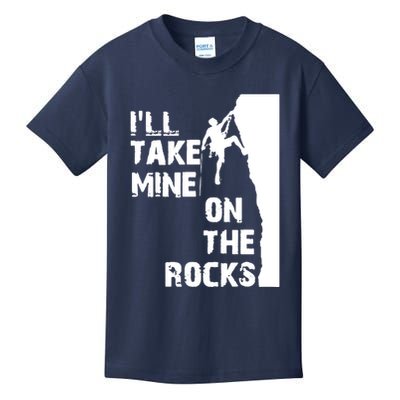 Rock Climbing Simple Classic Kids T-Shirt