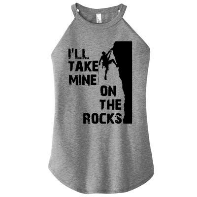 Rock Climbing Simple Classic Women's Perfect Tri Rocker Tank