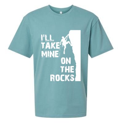 Rock Climbing Simple Classic Sueded Cloud Jersey T-Shirt