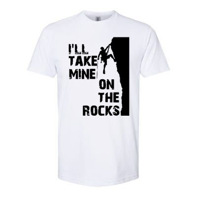 Rock Climbing Simple Classic Softstyle CVC T-Shirt