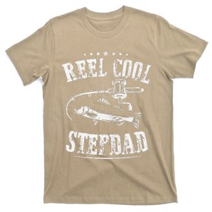 Reel Cool Stepdad Fishing Gift For Father Day T-Shirt