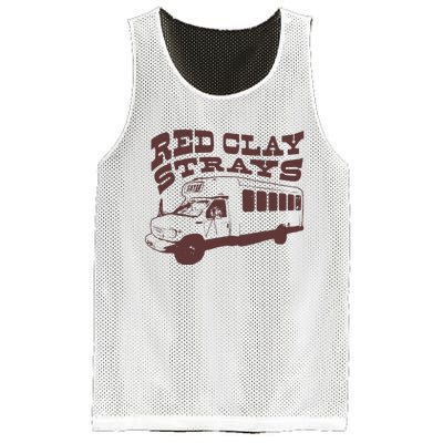 Red Clay Strays Mesh Reversible Basketball Jersey Tank