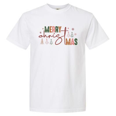 Retro Christmas Santa Claus Garment-Dyed Heavyweight T-Shirt