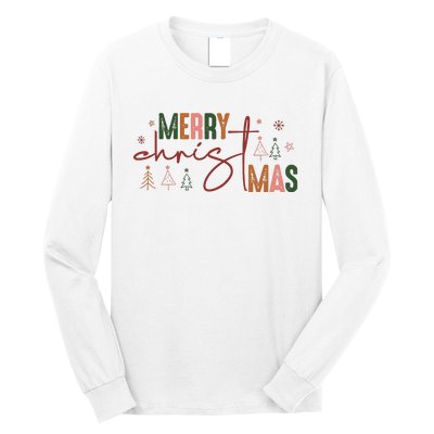 Retro Christmas Santa Claus Long Sleeve Shirt