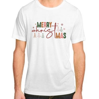 Retro Christmas Santa Claus Adult ChromaSoft Performance T-Shirt