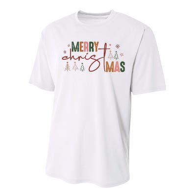 Retro Christmas Santa Claus Performance Sprint T-Shirt