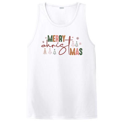 Retro Christmas Santa Claus PosiCharge Competitor Tank