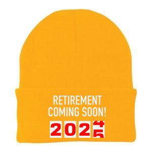 Retirement Coming Soon 2025 Soon To Be Retired Countdown Gift Knit Cap Winter Beanie