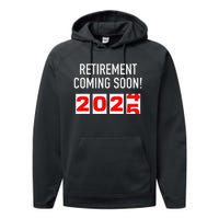 Retirement Coming Soon 2025 Soon To Be Retired Countdown Gift Performance Fleece Hoodie