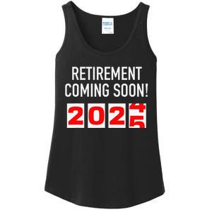 Retirement Coming Soon 2025 Soon To Be Retired Countdown Gift Ladies Essential Tank