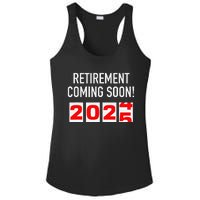 Retirement Coming Soon 2025 Soon To Be Retired Countdown Gift Ladies PosiCharge Competitor Racerback Tank