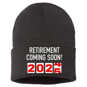 Retirement Coming Soon 2025 Soon To Be Retired Countdown Gift Sustainable Knit Beanie